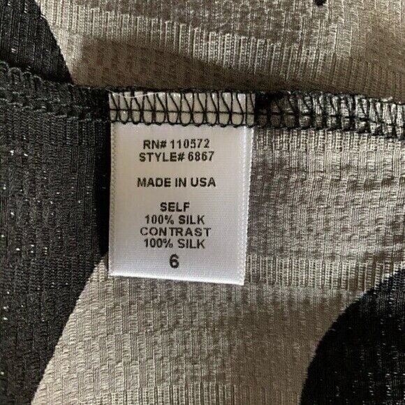 NEW Twelfth Street Dress Size 6 Women's By Cynthia Vincent Silk Geometric Print - Picture 5 of 6